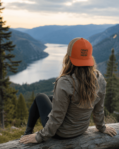 Performance Trail Running Hat - Texas Orange/ Khaki - Sloth & Duck