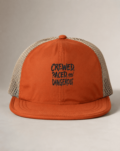 Performance Trail Running Hat - Texas Orange/ Khaki - Sloth & Duck