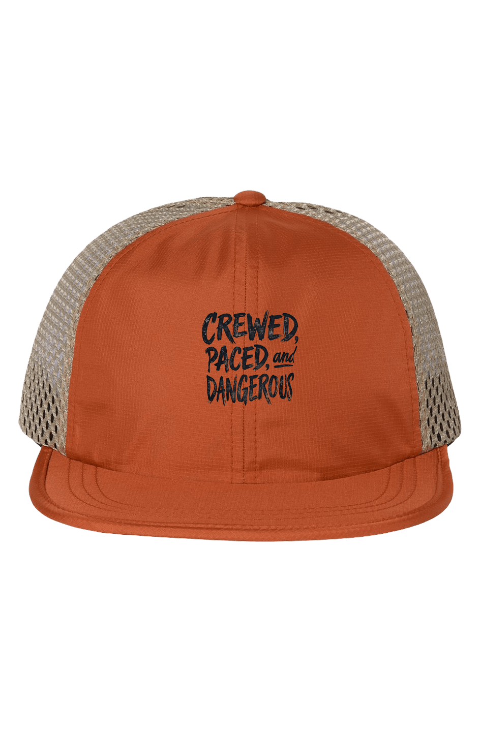 Performance Trail Running Hat - Texas Orange/ Khaki - Sloth & Duck