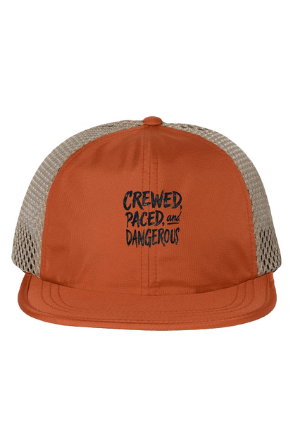 Performance Trail Running Hat - Texas Orange/ Khaki - Sloth & Duck