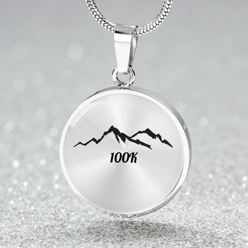 Personalized 100k Necklace - Luxury Necklace (Silver) - Sloth & Duck