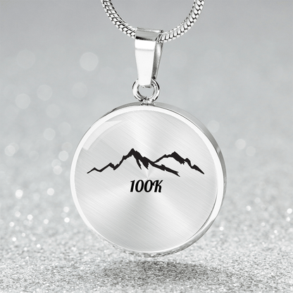 Personalized 100k Necklace - Luxury Necklace (Silver) - Sloth & Duck