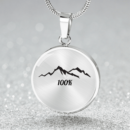 Personalized 100k Necklace - Luxury Necklace (Silver) - Sloth & Duck