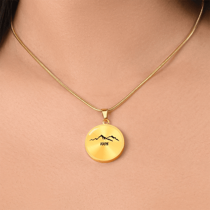 Personalized 100k Necklace - Luxury Necklace (Silver) - Sloth & Duck