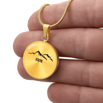 Personalized 100k Necklace - Luxury Necklace (Silver) - Sloth & Duck