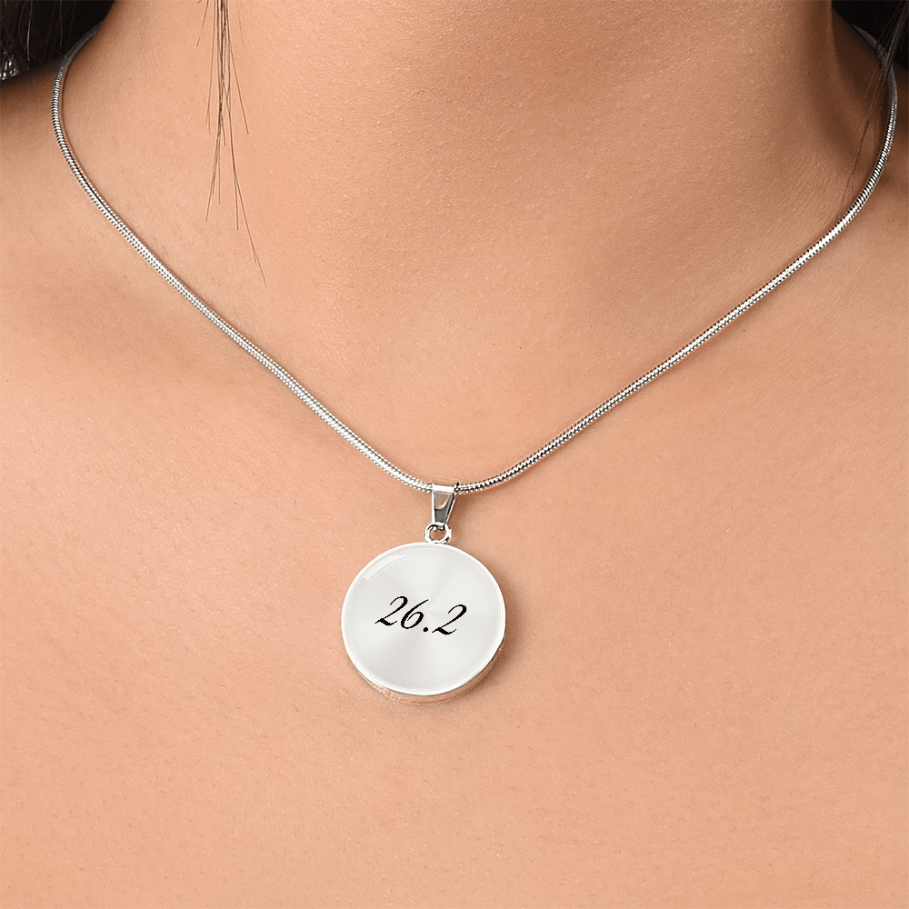 Personalized 26.2 Marathon Necklace - Luxury Necklace (Gold) - Sloth & Duck