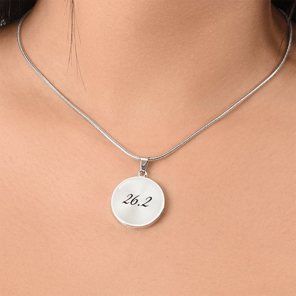 Personalized 26.2 Marathon Necklace - Luxury Necklace (Gold) - Sloth & Duck