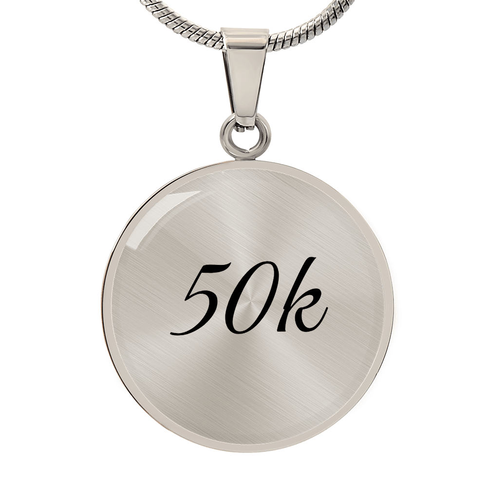Personalized 50k Ultra Necklace - Luxury Necklace (Gold) - Sloth & Duck