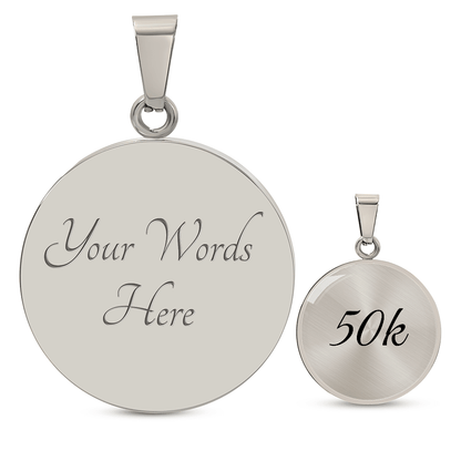 Personalized 50k Ultra Necklace - Luxury Necklace (Gold) - Sloth & Duck