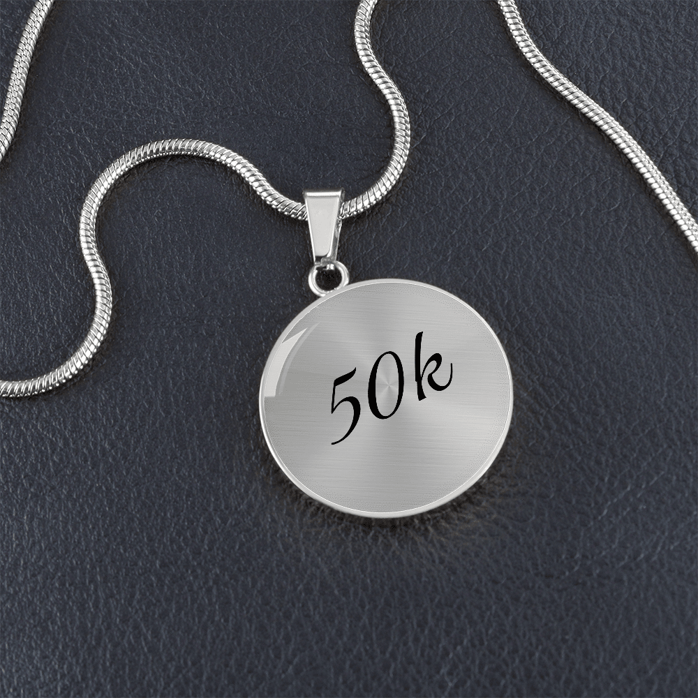 Personalized 50k Ultra Necklace - Luxury Necklace (Silver) - Sloth & Duck