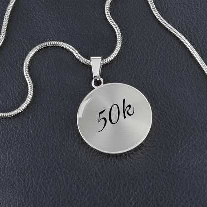 Personalized 50k Ultra Necklace - Luxury Necklace (Silver) - Sloth & Duck