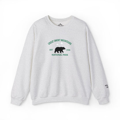 Personalized Great Smoky Mountains National Park Crewneck Sweatshirt - S - Sloth & Duck
