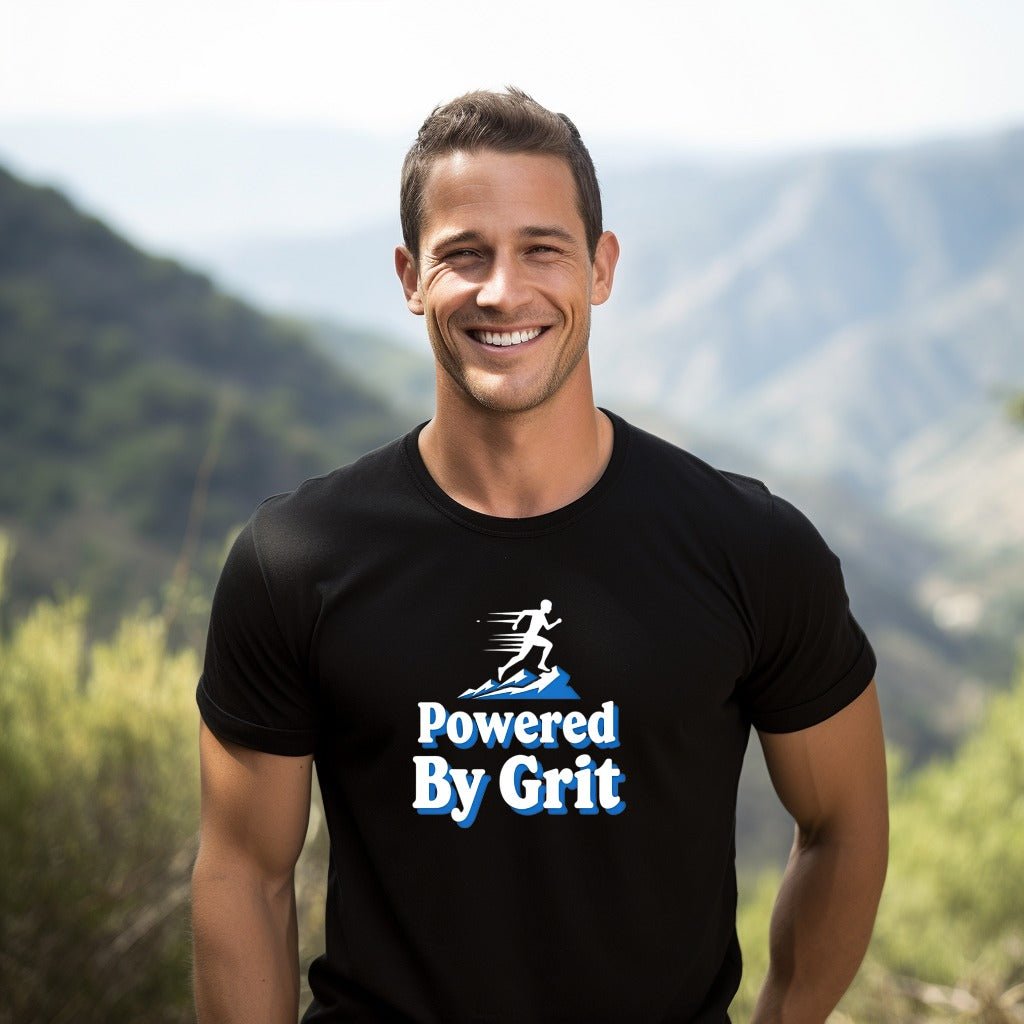 Powered By Grit Mountain Runner Tee - S - Sloth & Duck