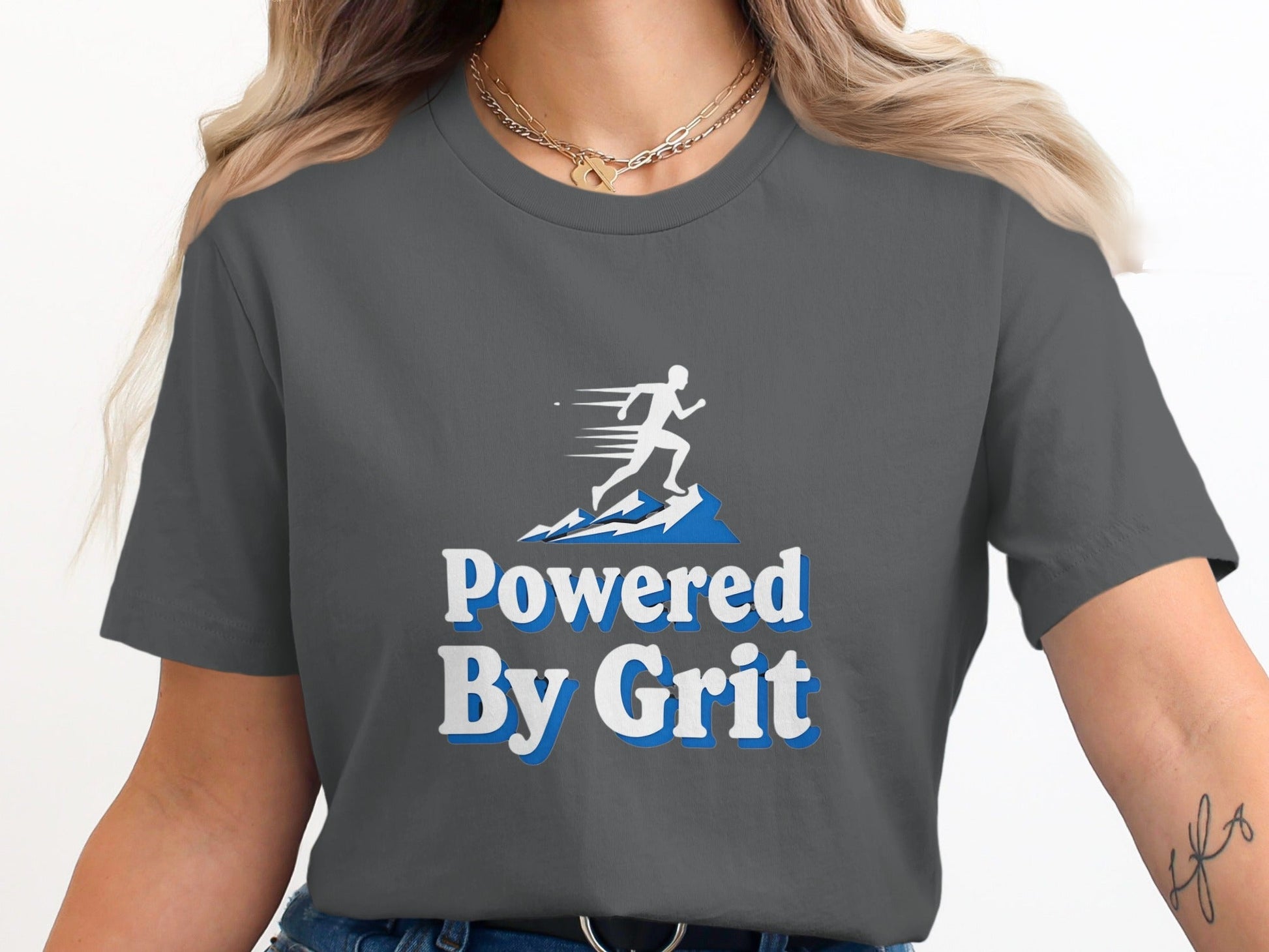 Powered By Grit Mountain Runner Tee - S - Sloth & Duck