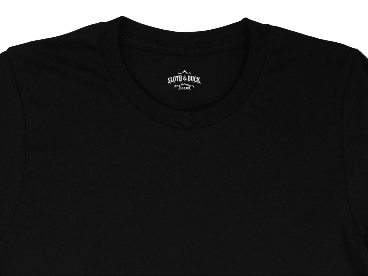 "Powered by Plants" Vegan T-Shirt - T-Shirt Dark - Sloth & Duck