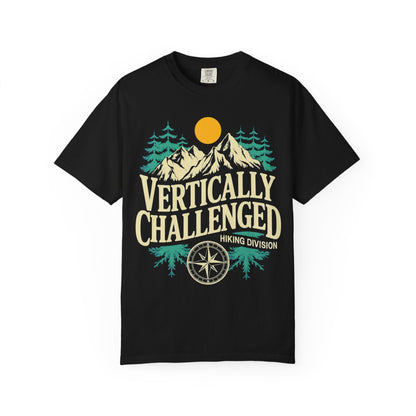 Premium 'Vertically Challenged' Hiking Tee - S - Sloth & Duck