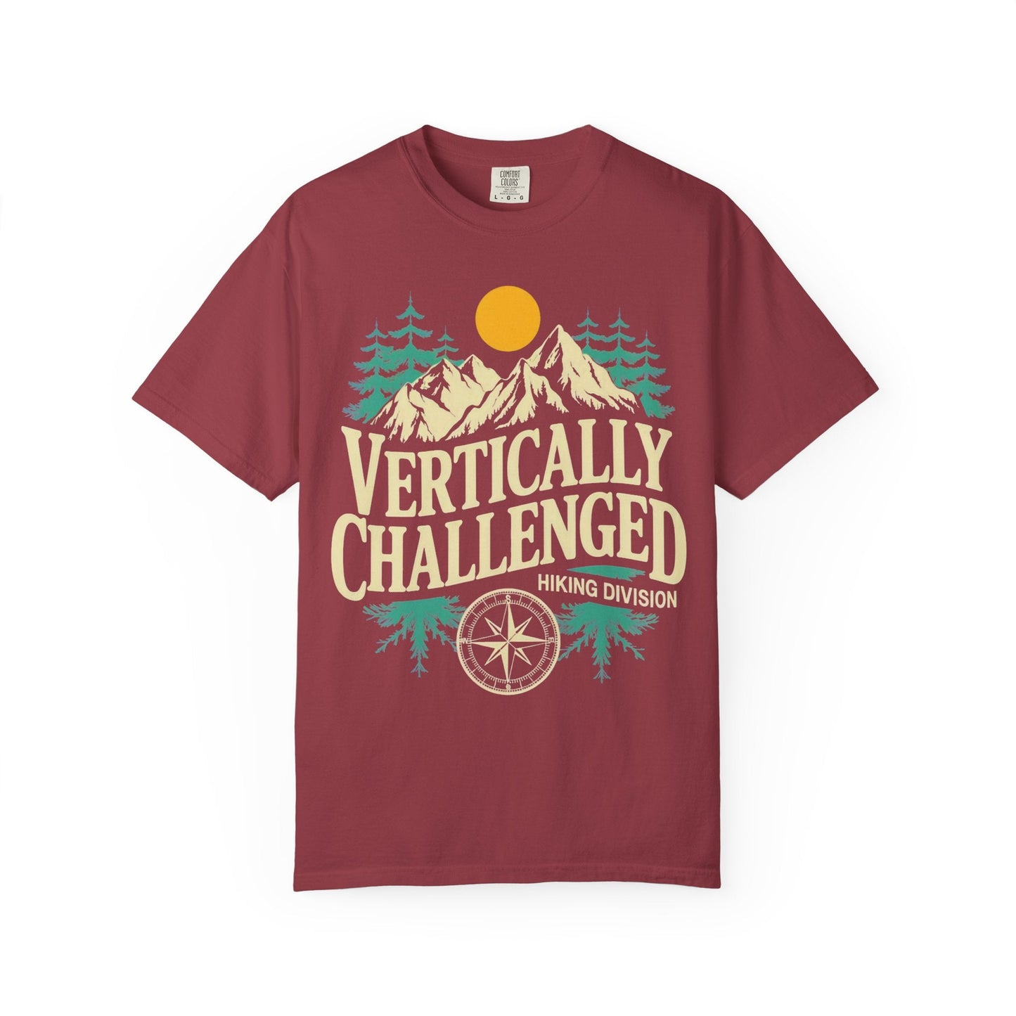 Premium 'Vertically Challenged' Hiking Tee - S - Sloth & Duck