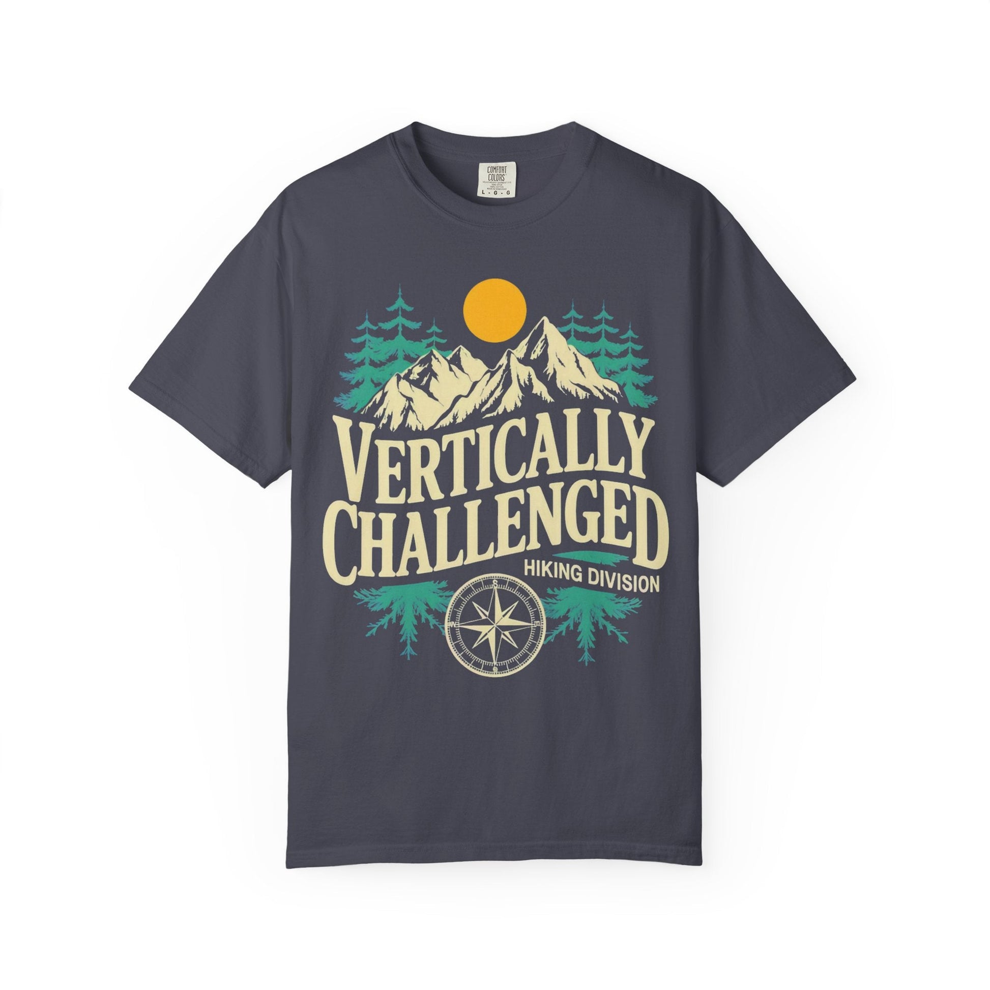 Premium 'Vertically Challenged' Hiking Tee - S - Sloth & Duck