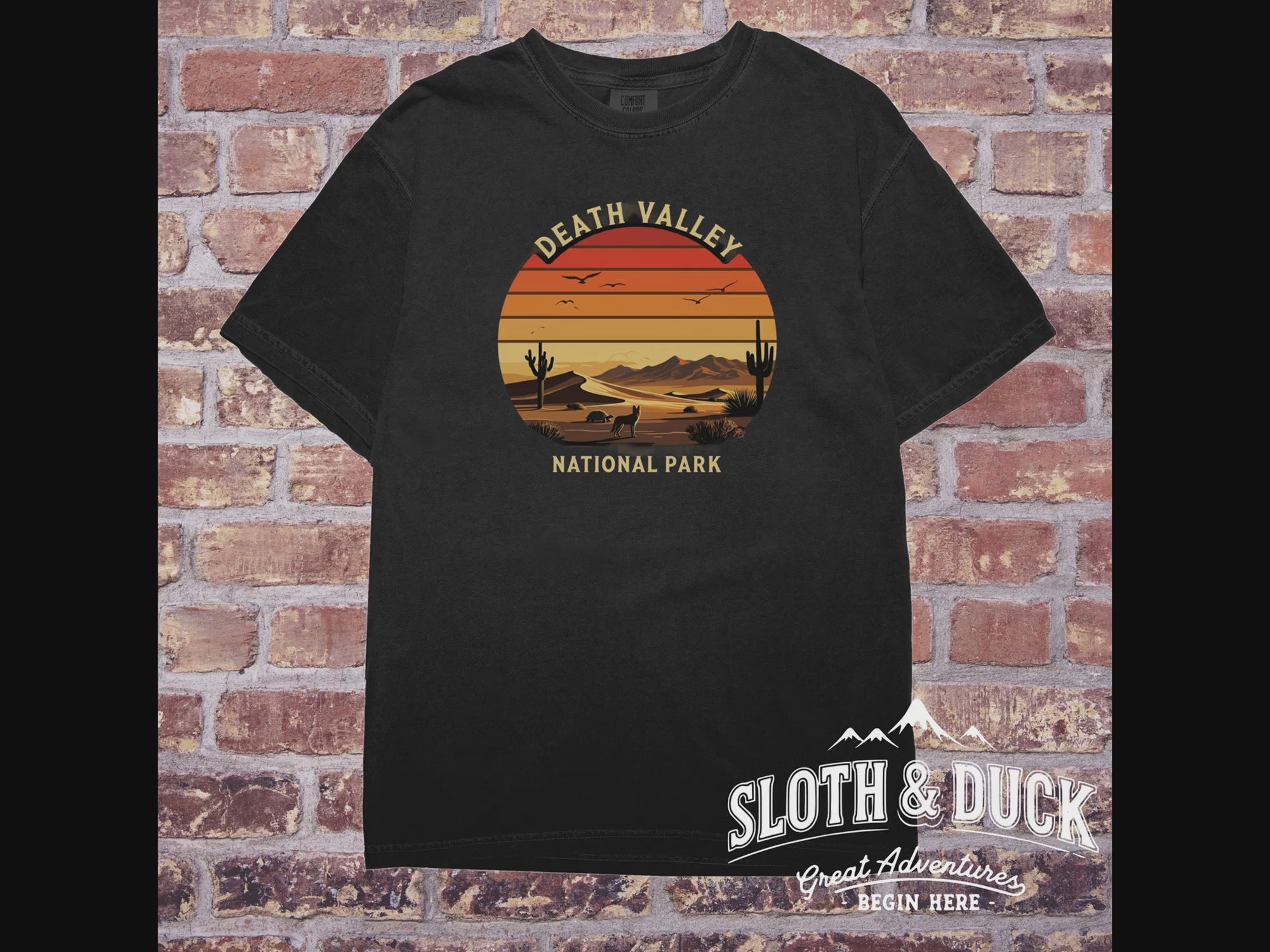 death valley national park t shirt video