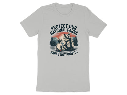 Protect Our National Parks T-Shirt, Parks Not Profits - Adult - Sloth & Duck
