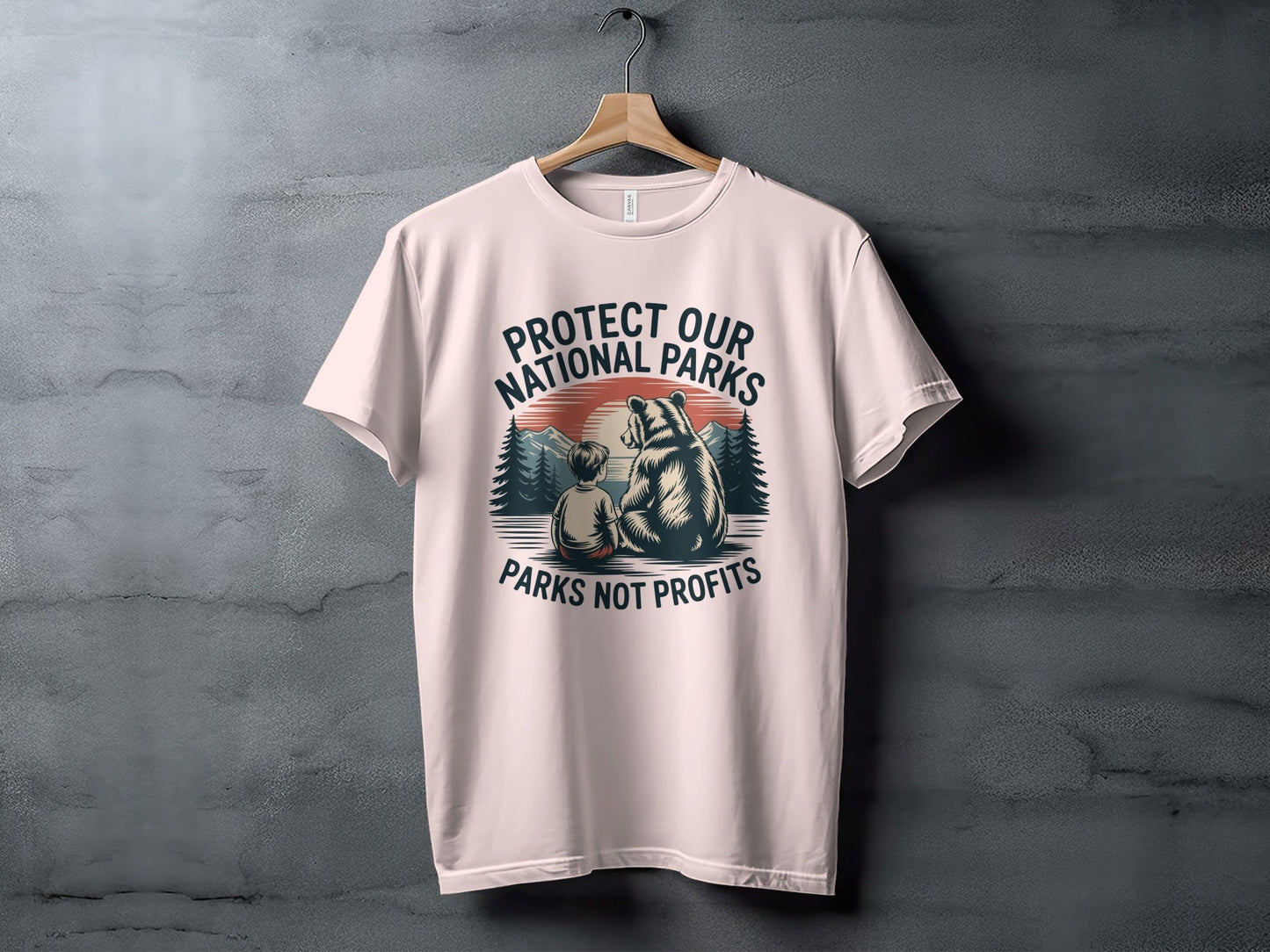 Protect Our National Parks T-Shirt, Parks Not Profits - Adult - Sloth & Duck