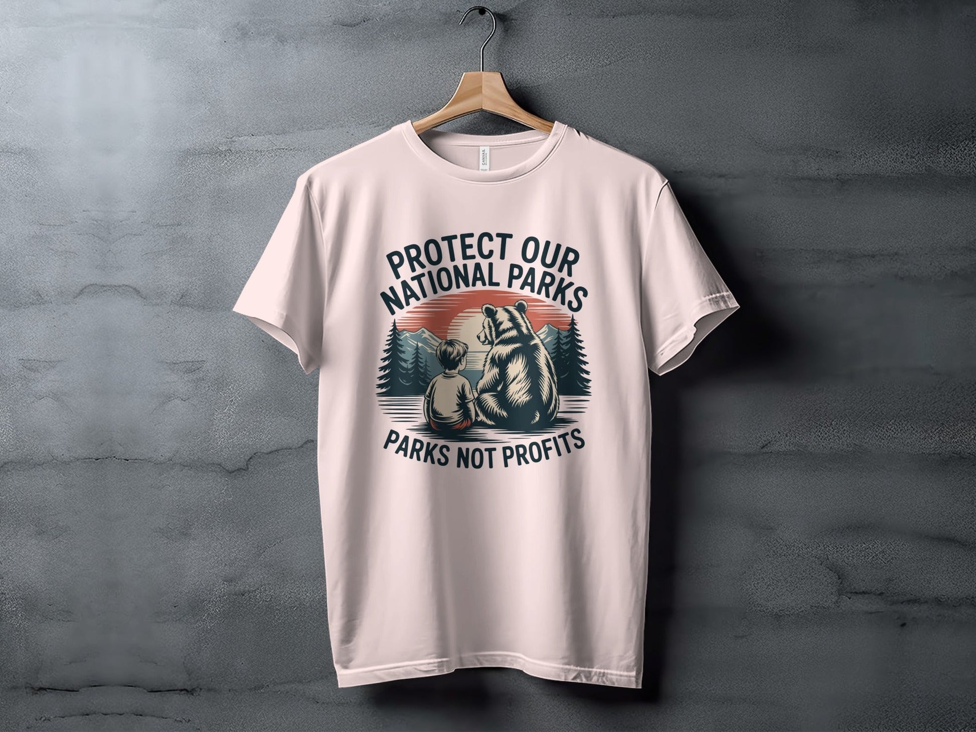 Protect Our National Parks T-Shirt, Parks Not Profits - Adult - Sloth & Duck