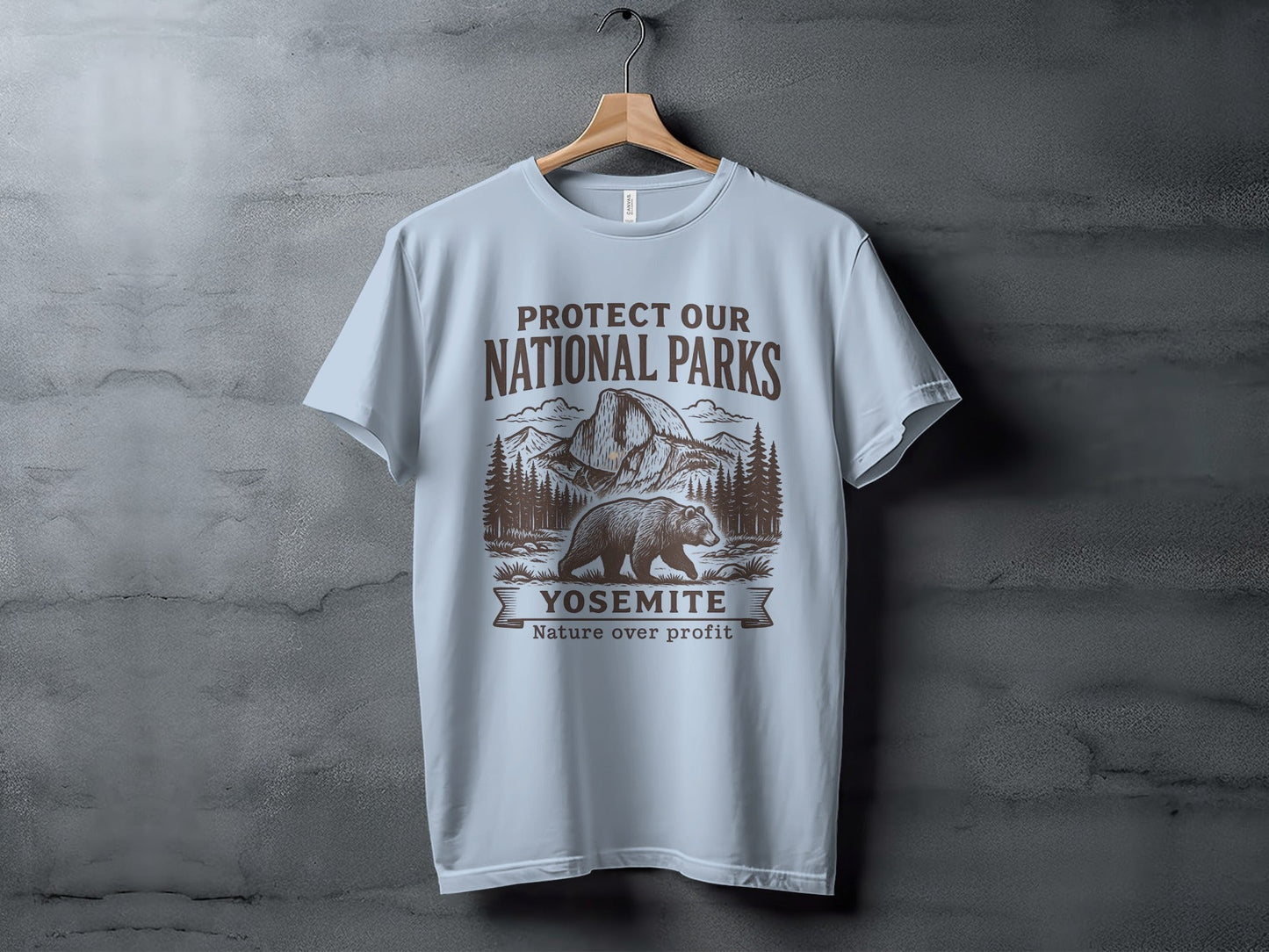 Protect Our National Parks Yosemite T-Shirt - Adult - XS - Sloth & Duck