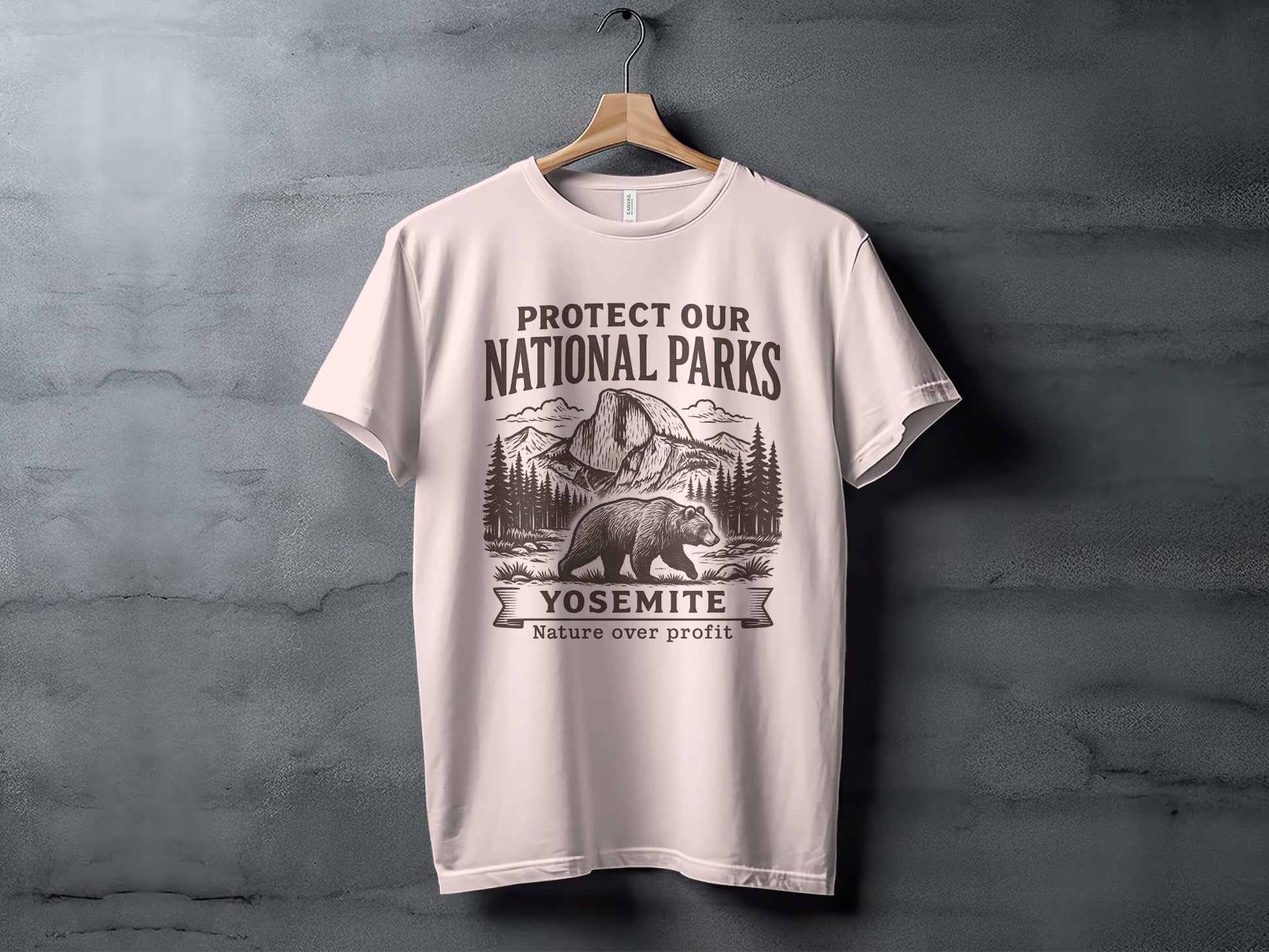 Protect Our National Parks Yosemite T-Shirt - Adult - XS - Sloth & Duck