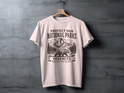 Protect Our National Parks Yosemite T-Shirt - Adult - XS - Sloth & Duck