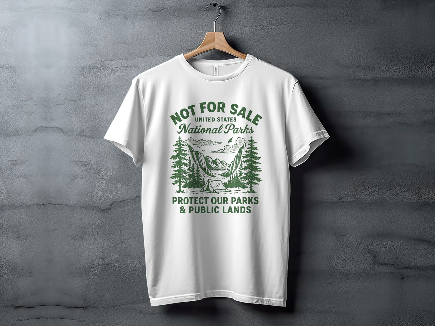 "Protect Public Lands National Park Shirt - Adult - XS - Sloth & Duck