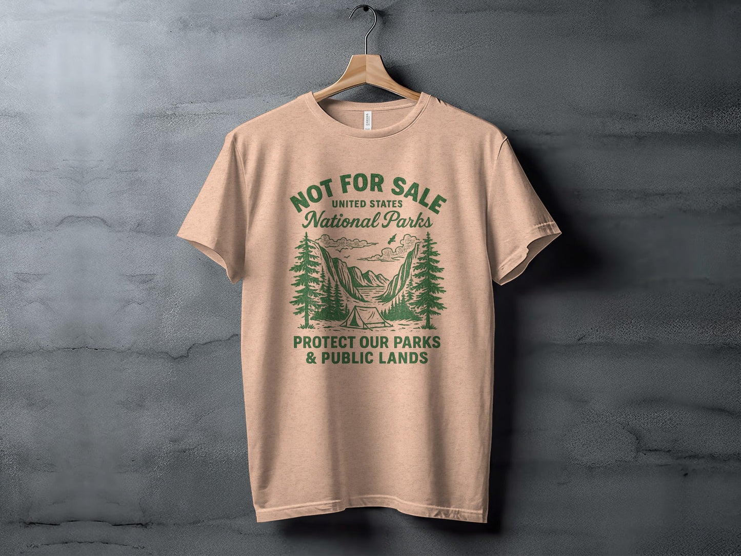 "Protect Public Lands National Park Shirt - Adult - XS - Sloth & Duck