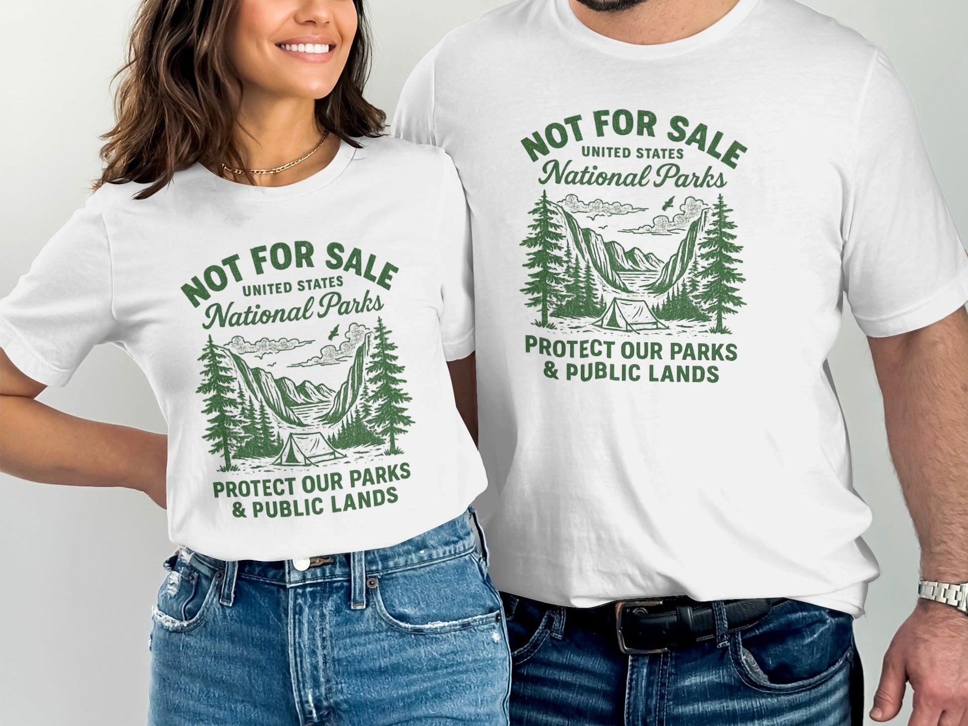 "Protect Public Lands National Park Shirt - Adult - XS - Sloth & Duck