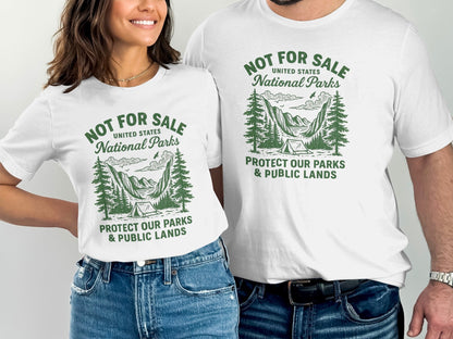 "Protect Public Lands National Park Shirt - Adult - XS - Sloth & Duck