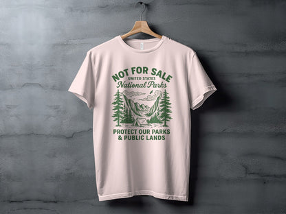 "Protect Public Lands National Park Shirt - Adult - XS - Sloth & Duck