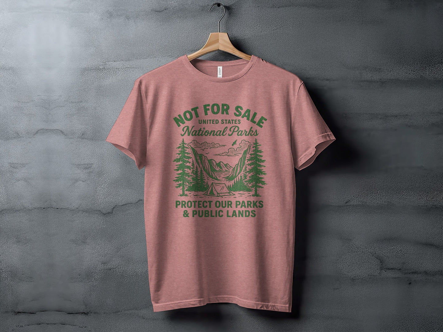 "Protect Public Lands National Park Shirt - Adult - XS - Sloth & Duck