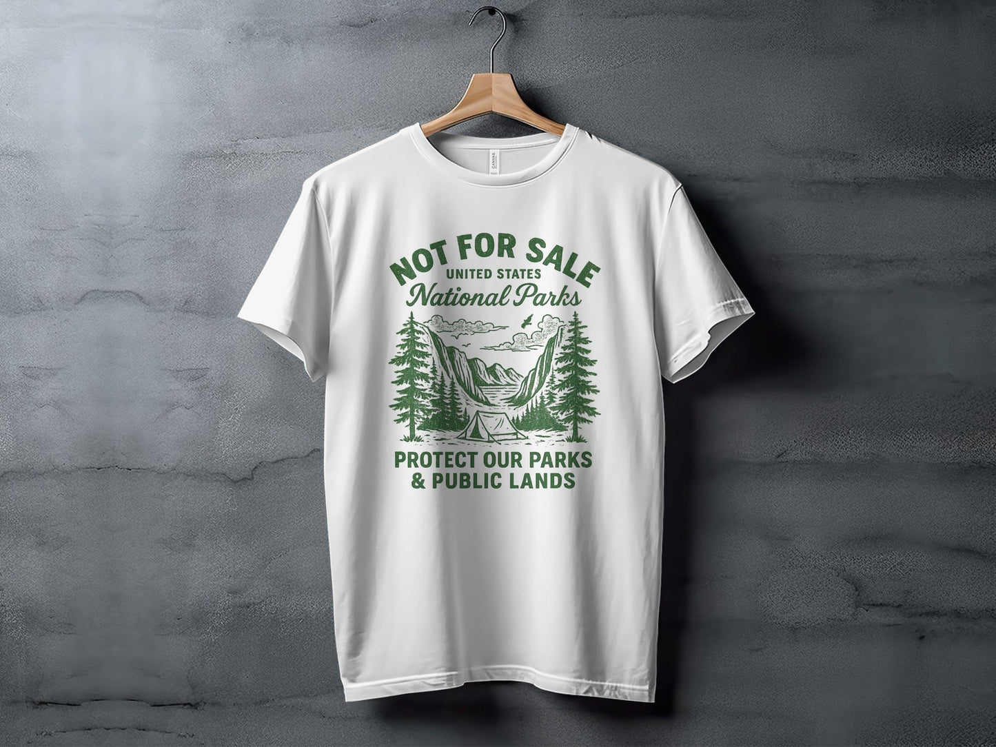 "Protect Public Lands National Park Shirt - Adult - XS - Sloth & Duck