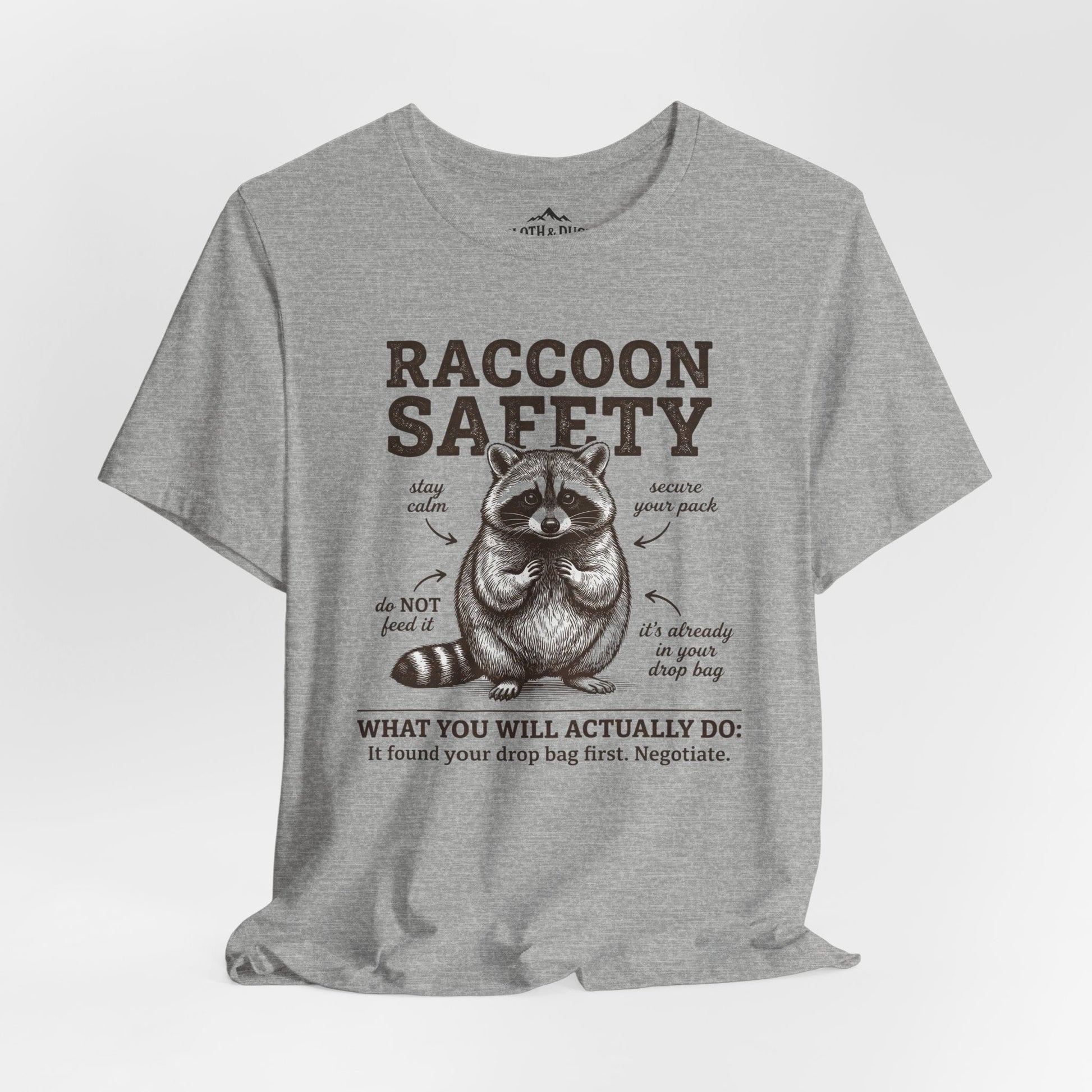 Racoon Safety T-Shirt - S - Sloth & Duck