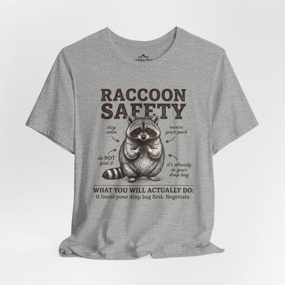 Racoon Safety T-Shirt - S - Sloth & Duck