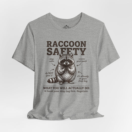 Racoon Safety T-Shirt - S - Sloth & Duck