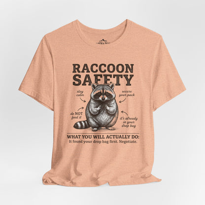 Racoon Safety T-Shirt - S - Sloth & Duck