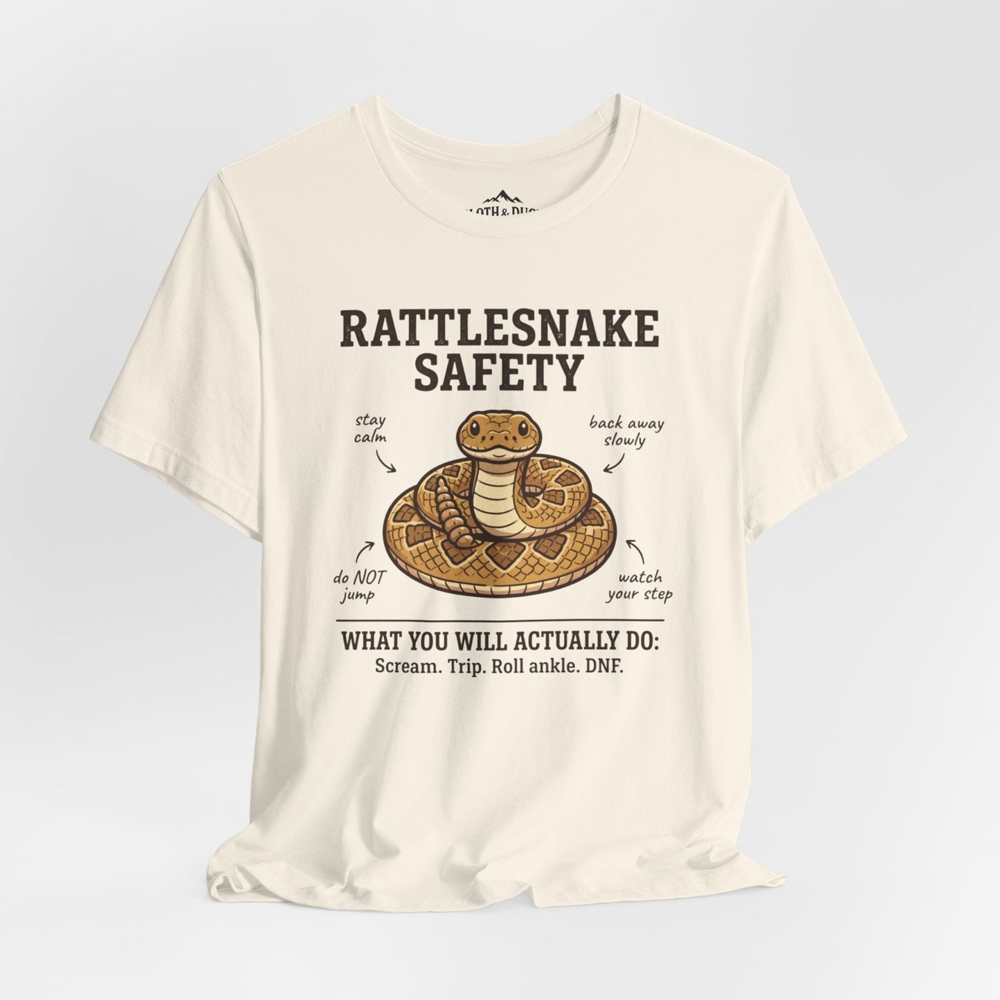 Rattlesnake Safety T-Shirt - M - Sloth & Duck