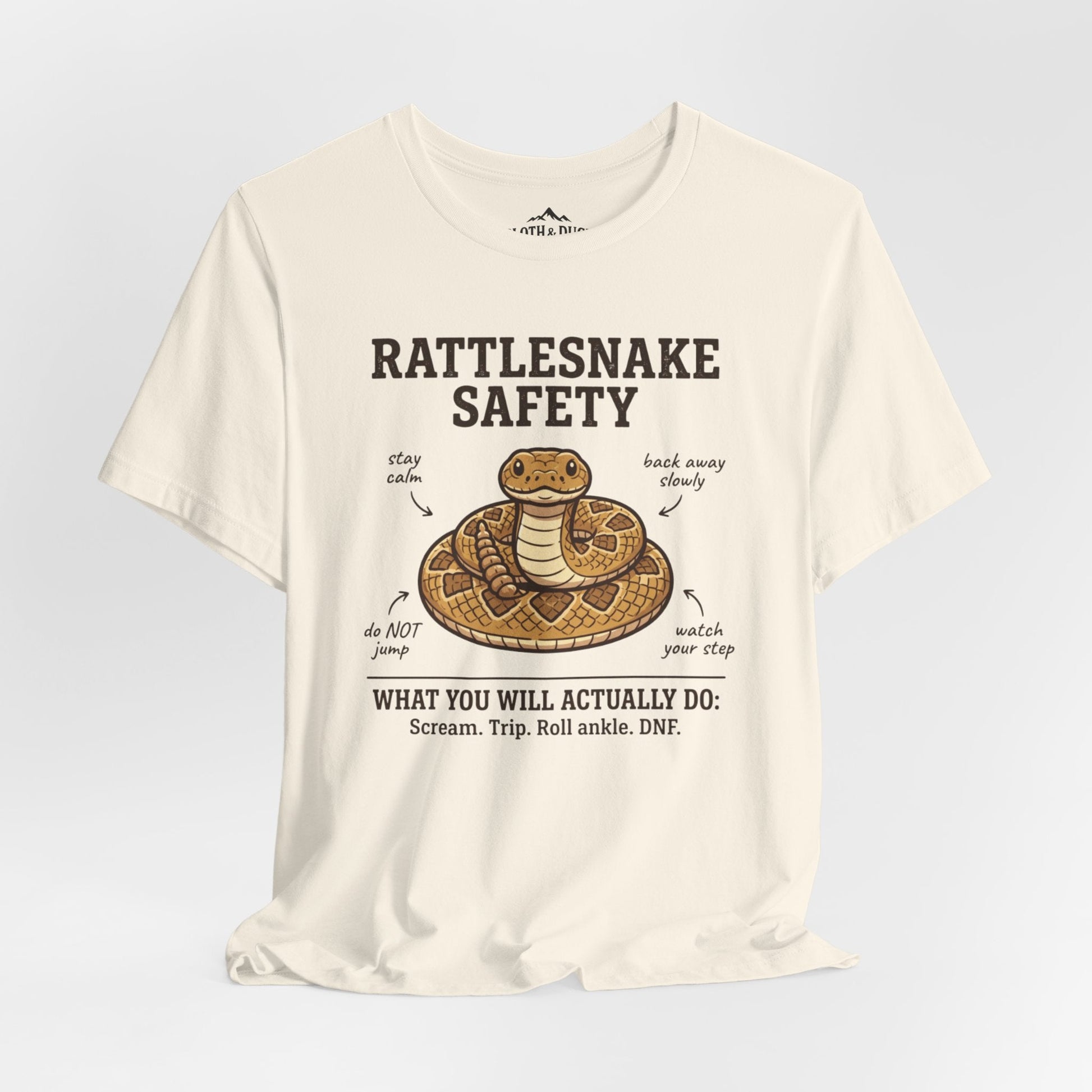 Rattlesnake Safety T-Shirt - M - Sloth & Duck