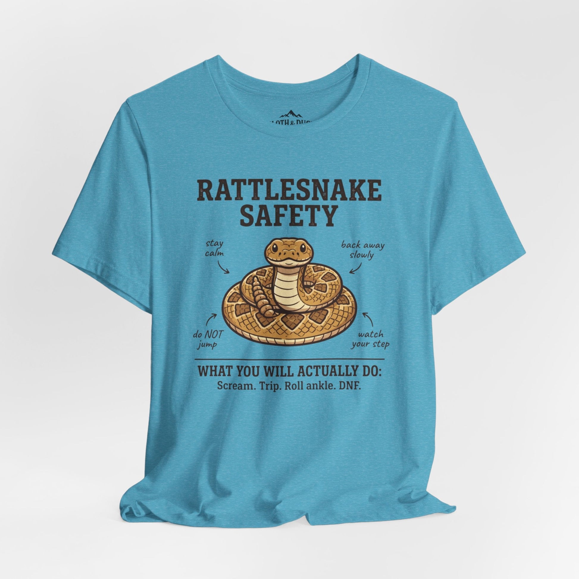 Rattlesnake Safety T-Shirt - S - Sloth & Duck