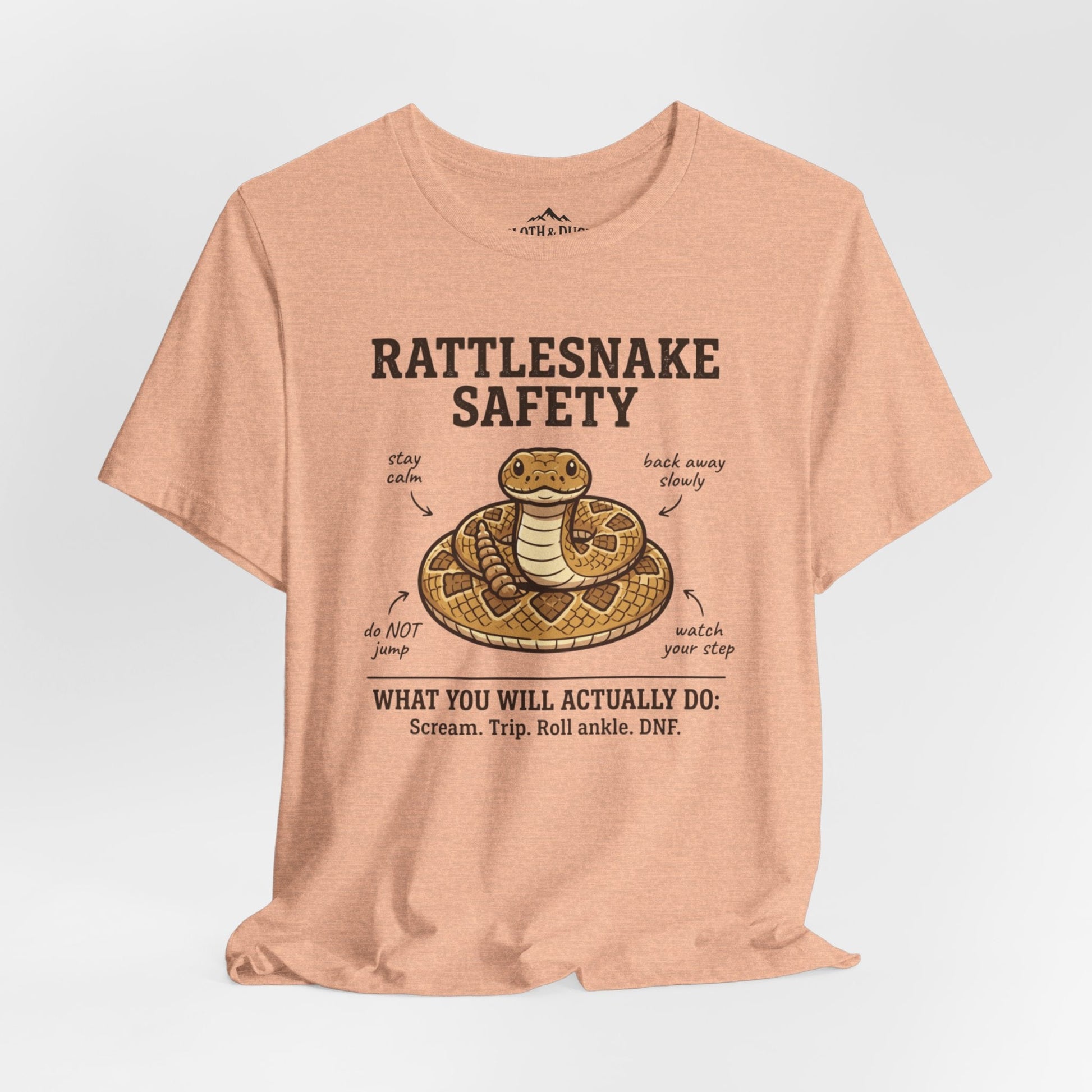 Rattlesnake Safety T-Shirt - S - Sloth & Duck