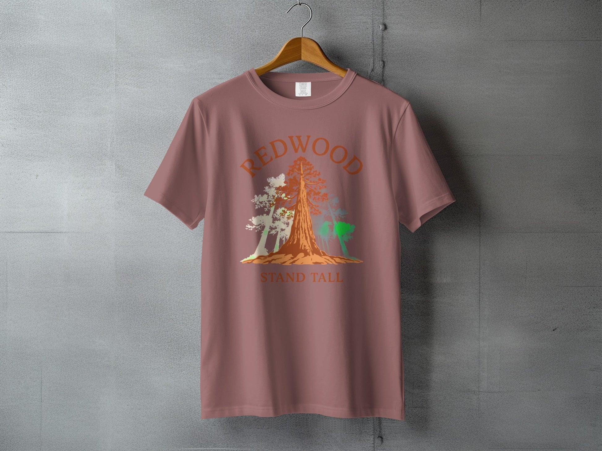 Redwood National Park "Stand Tall" Graphic T-Shirt - S - Sloth & Duck