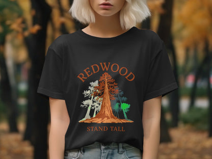 Redwood National Park "Stand Tall" Graphic T-Shirt - S - Sloth & Duck