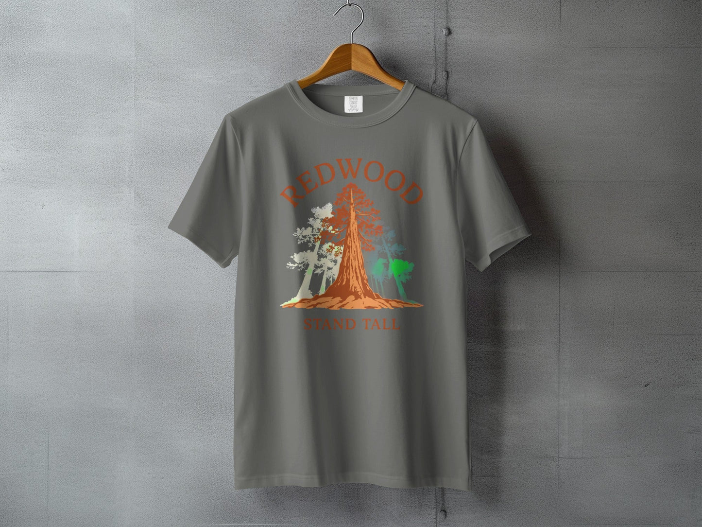 Redwood National Park "Stand Tall" Graphic T-Shirt - S - Sloth & Duck
