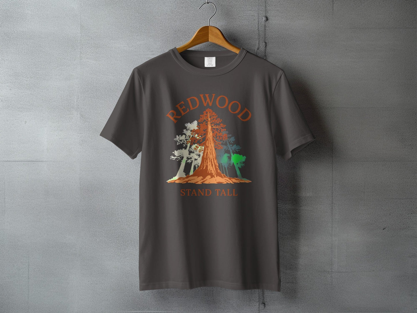 Redwood National Park "Stand Tall" Graphic T-Shirt - S - Sloth & Duck