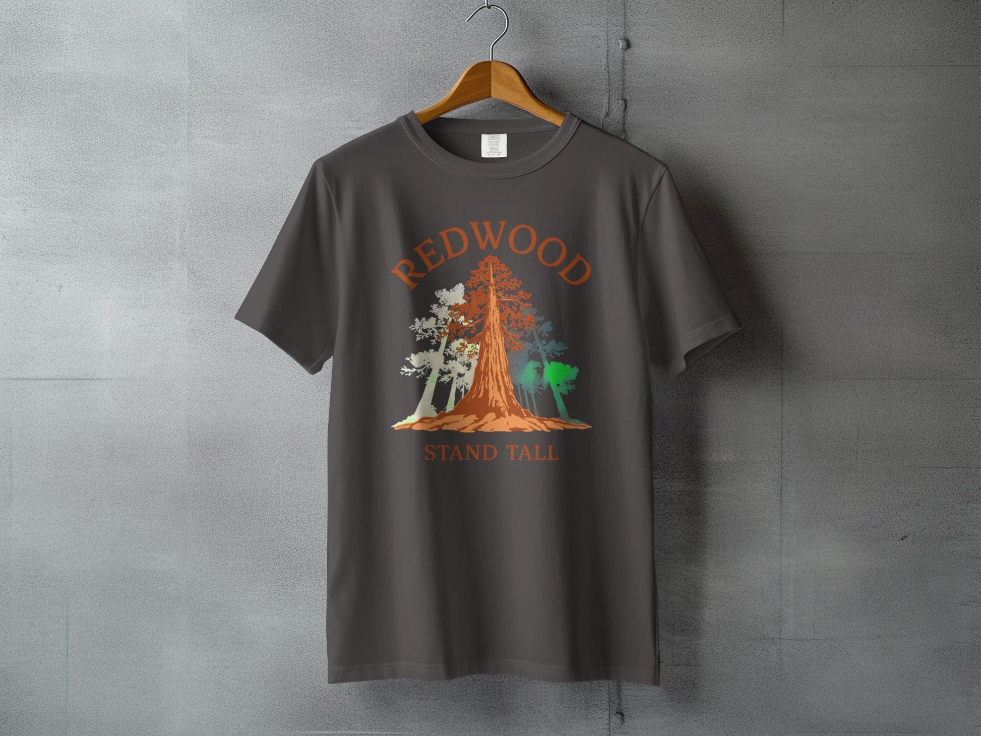 Redwood National Park "Stand Tall" Graphic T-Shirt - S - Sloth & Duck