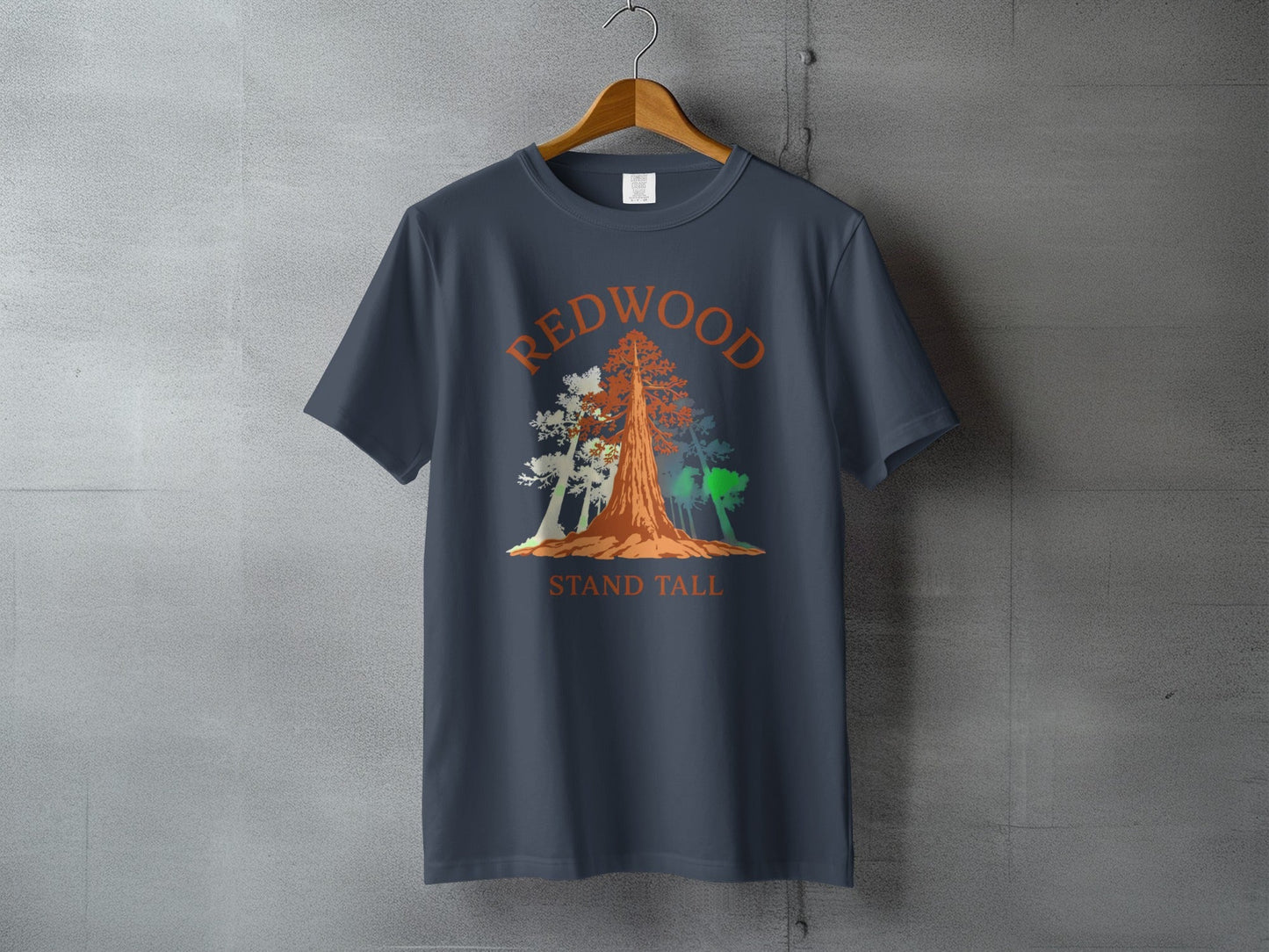 Redwood National Park "Stand Tall" Graphic T-Shirt - S - Sloth & Duck